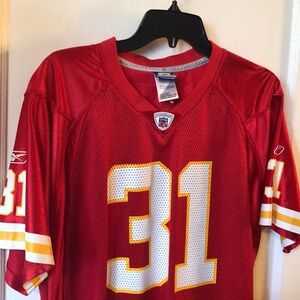 NFL Reebok HOLMES #31 Kansas City Jersey Youth Size XL (18-20) yrs